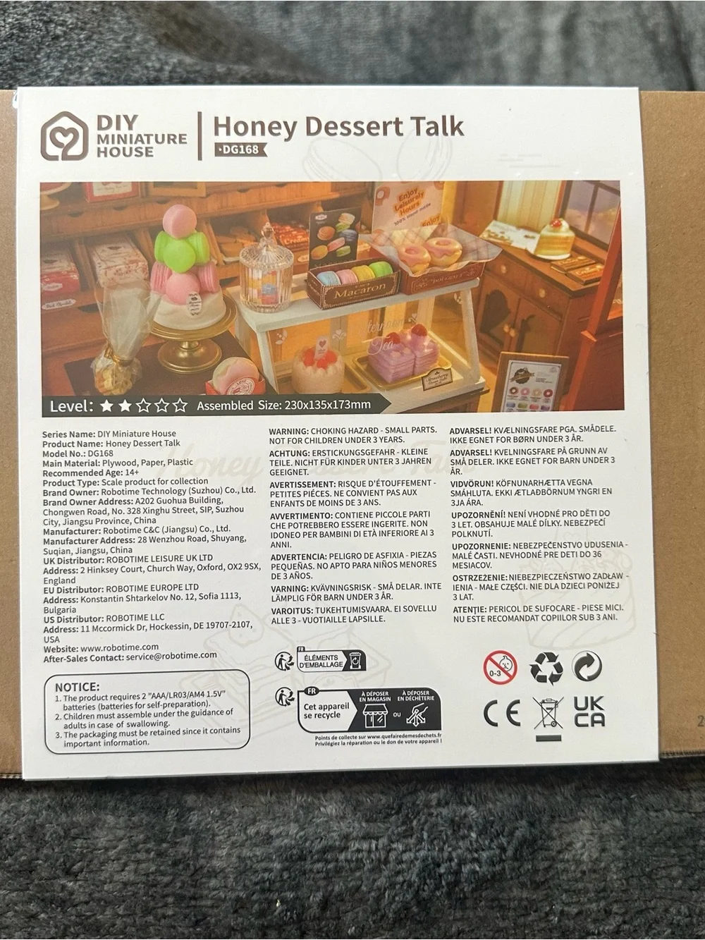 New & Sealed! Rolife DIY - Honey Dessert Talk (Miniature House DG168)